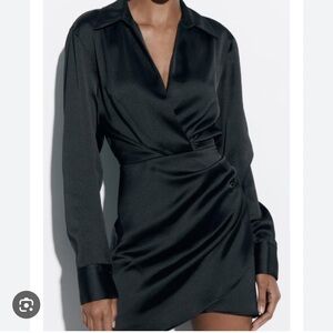 Zara Satin Mini Dress